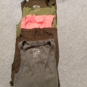 Arizona stretch rib tanks lot of 5